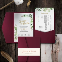 Приглашение выйти замуж 2023 Свадьба Little Fresh Mori Invitation Creative индивидуальные фотографии европейские свадебные приглашения