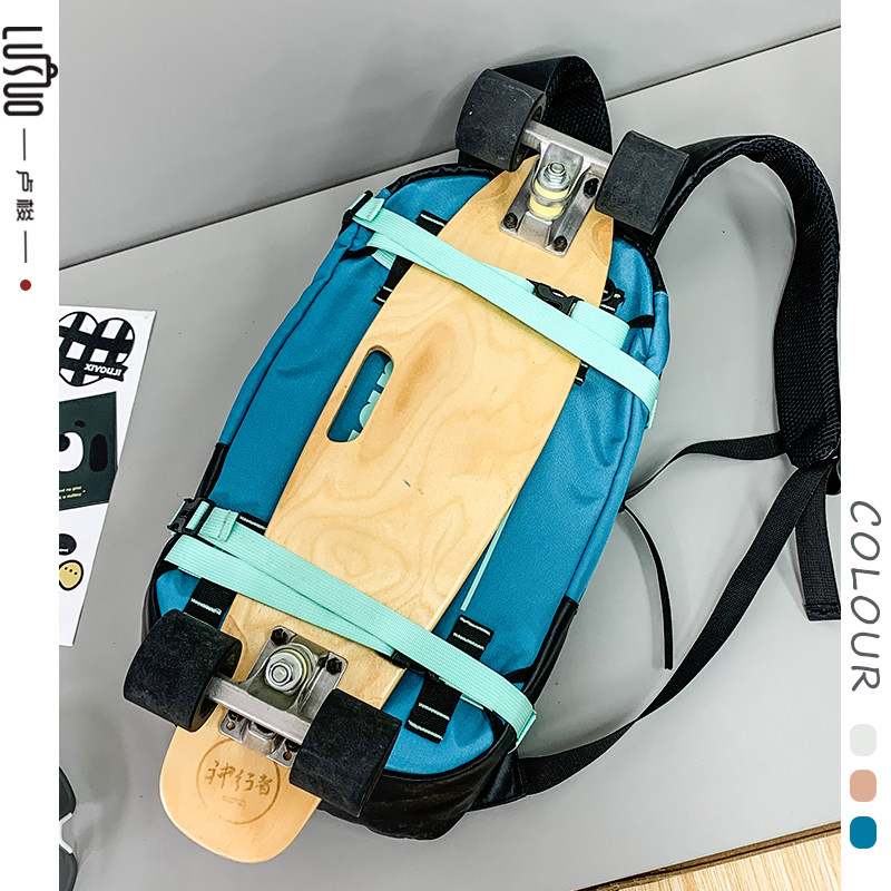 Luchong Double-Sided Skateboard Bag, Backpack, Thickened, Waterproof, Lightweight, Land Surfboard Bag, Men's Outdoor Sports Bag