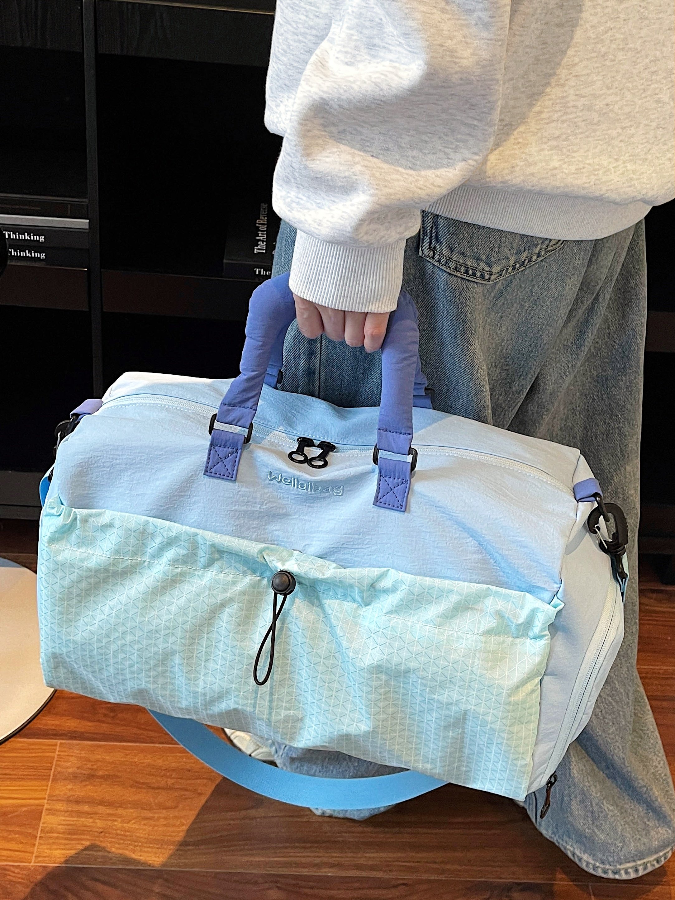 Women's Gym Bag, Sports Yoga Tote, Large Capacity, Lightweight Travel Shoulder Bag, Crossbody Short-Distance Luggage Bag, Women's Shoulder Bag