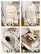 School Bag with a Transparent Layer, Lightweight Backpack for Girls, Junior High School Students, Star-Chasing, Elementary School Students, White, Female
