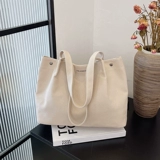 Вместительная и большая универсальная японская портативная сумка через плечо на одно плечо для отдыха, подходит для студента