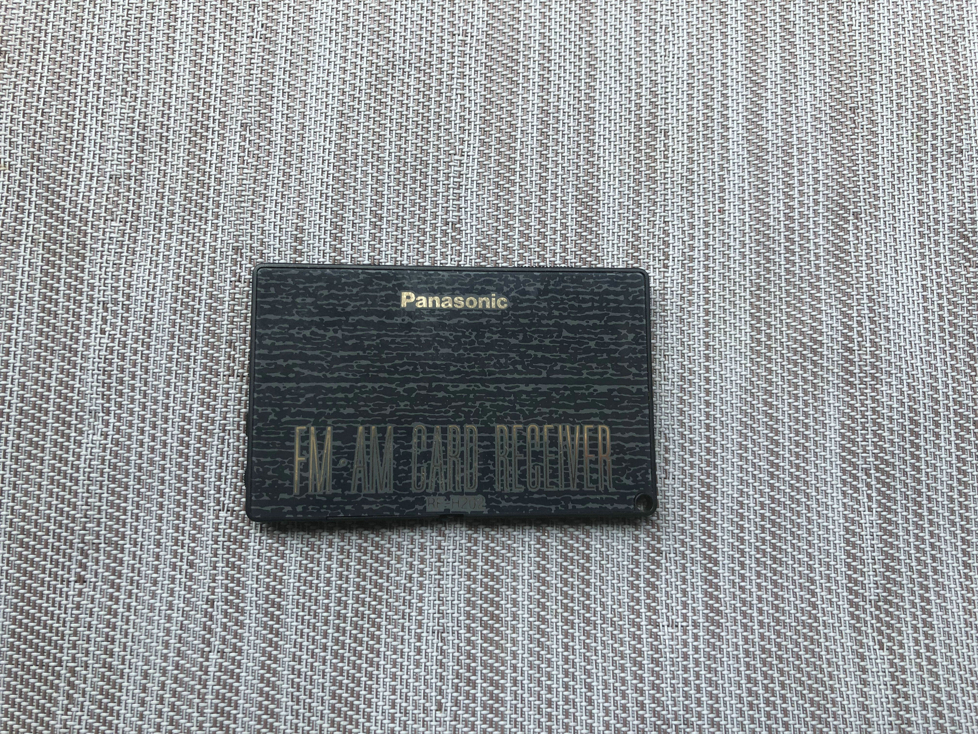 Panasonic radio RF-H202 portable fm FM radio Card radio function is good