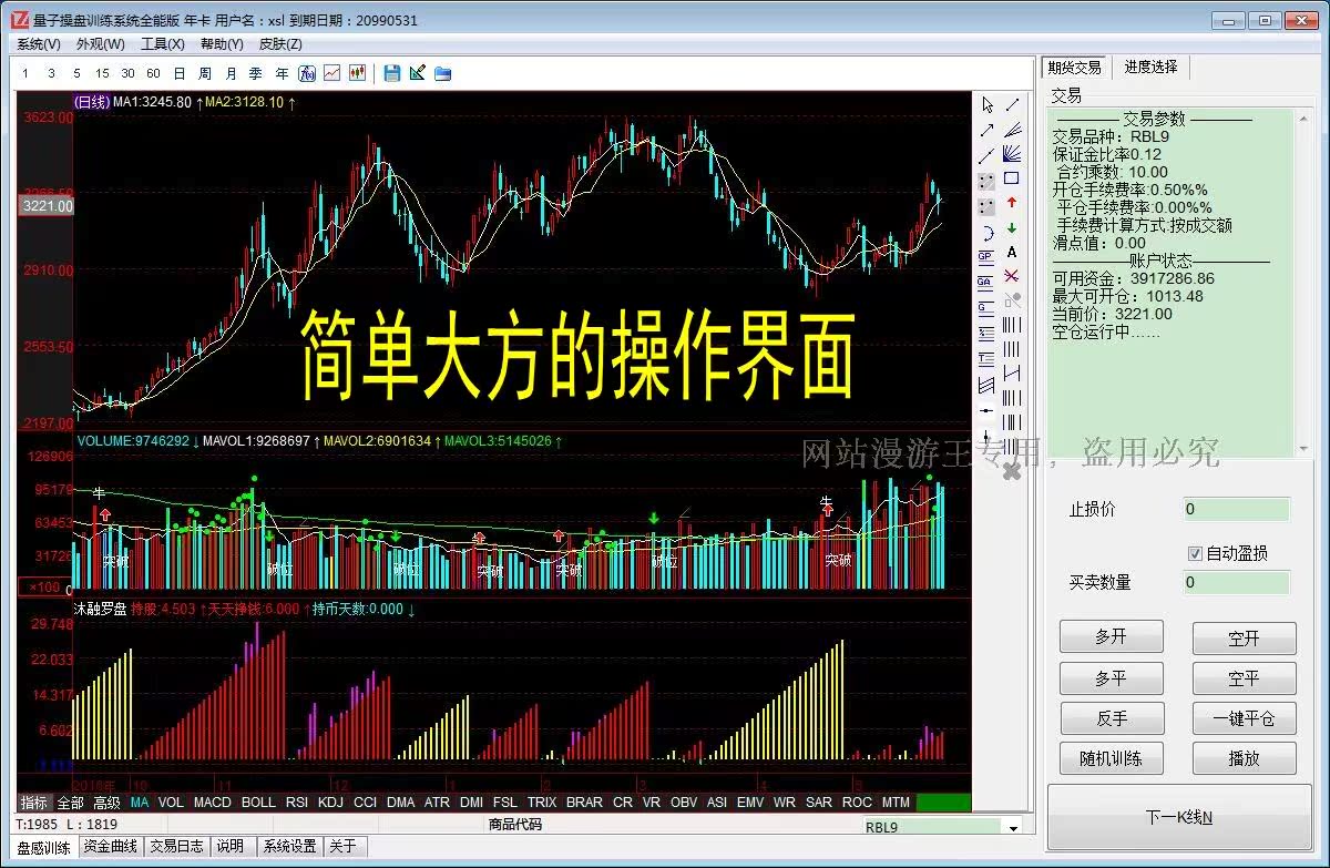 量子操盘训练系统期货版 操盘日记 第3张 量子操盘训练系统期货版 操盘日记 第3张