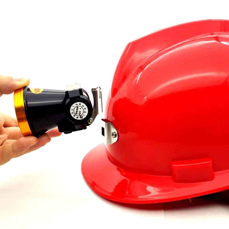Hard hat headlight special fixed hook strong light charging ultra-bright outdoor head-mounted ultra-light coal mine household miner's lamp