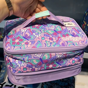 Австралийская Smiggle Телескопическая блюда Сумка Студент Большая мощность растягиваемая коробка для ланч сумки для отдыха на открытом воздухе.