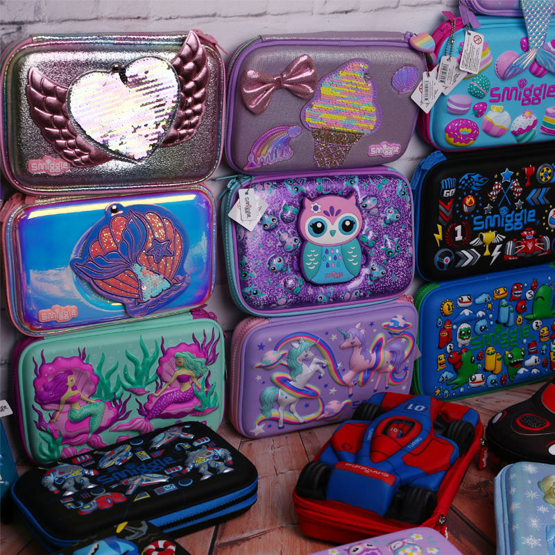 Spot Australia Smiggle Stationery Student New Pen Box Cute Cartoon Pencil Case Straight Mail Gift