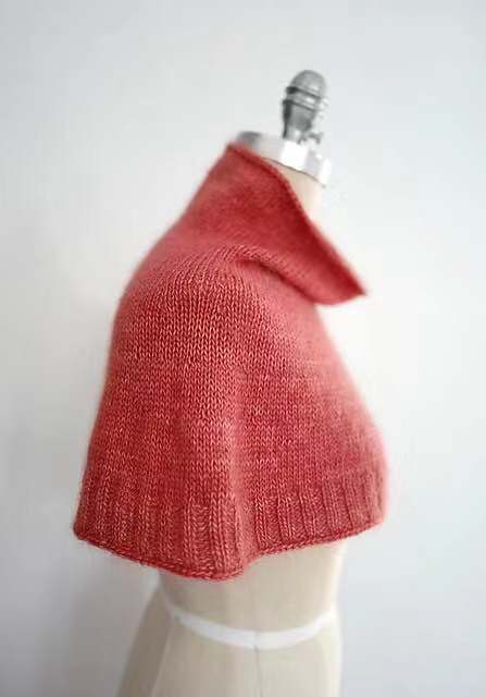 Coral shawl Warm cloak text description translation wool knitting diagram non-finished product