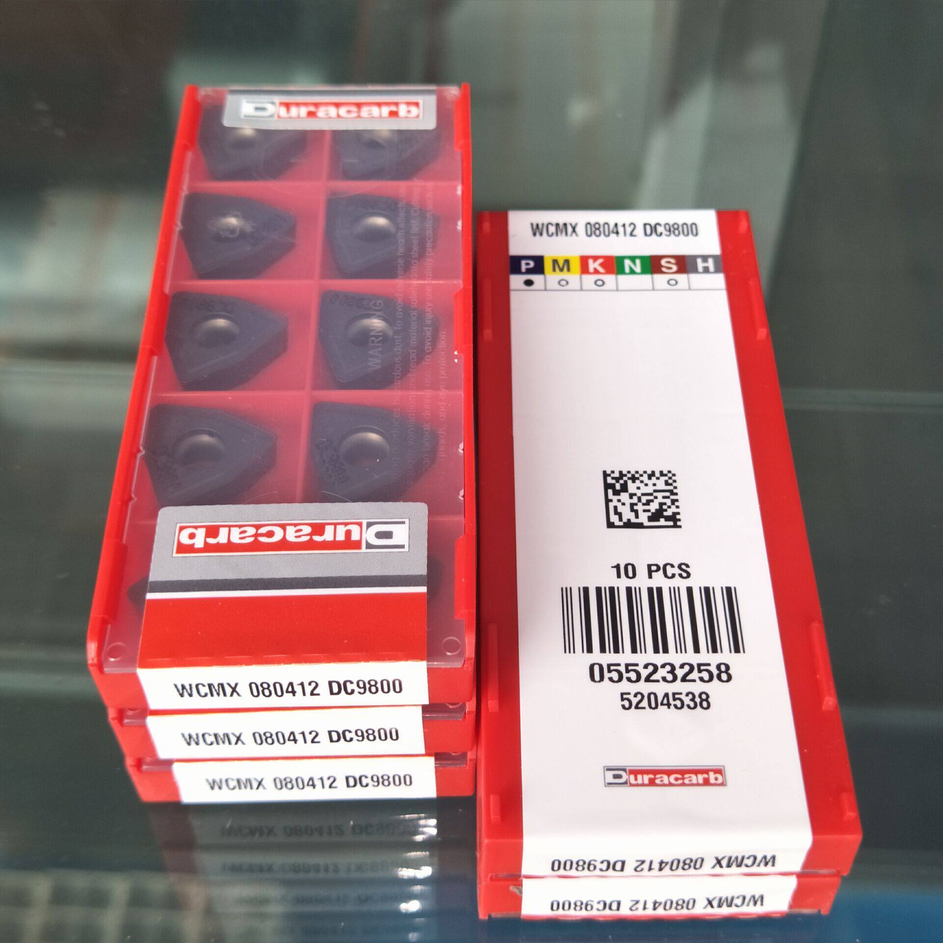 Duracarb Duroncarpool Numerical Control Blade WCMX080412 DC9800 Quick drill U drilling blade