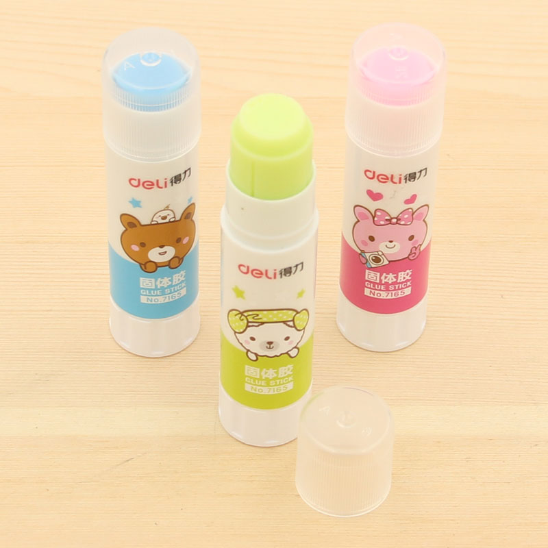 Strong Super Stick Solid Gum Color Solid Gum Stick Cartoon Students Fine Art Hand Used Solid Glue No Formaldehyde