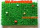 Mô phỏng cỏ với hoa mã hóa bốn đầu cỏ Milan thảm cỏ nhân tạo thảm nền trang trí tường khách sạn - Hoa nhân tạo / Cây / Trái cây