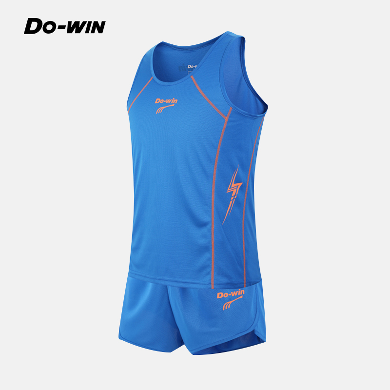 Dowitdowin Tracksuit Suit Men's Summer Training Suit Students Running Wear Short Race Suit 83802-Taobao