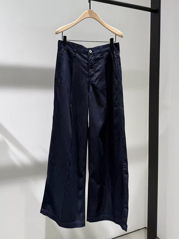 Authentic Jeans 2026 Autumn New Lightweight Raw Denim Trousers Mid-Waist Wide Straight-Leg Pants Wide-Leg Pants Mbf3Jen021 Authentic Jeans 2026 Autumn New Lightweight Raw Denim Trousers Mid-Waist Wide Straight-Leg Pants Wide-Leg Pants Mbf3Jen021