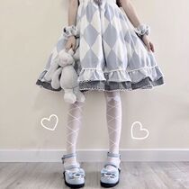 Japanese Lolitas socks soft sister socks cute pantyhose girl bow strap thin stockings leggings