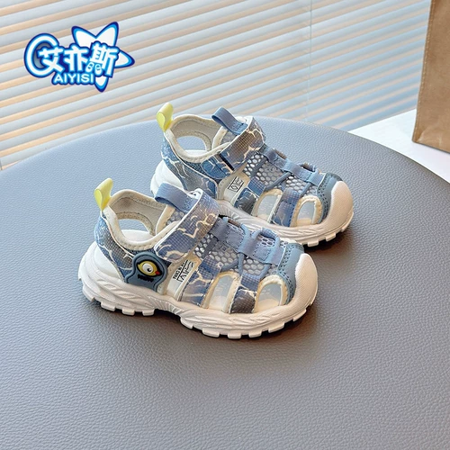 Летние детские сандалии для мальчиков, детская сумка, детская обувь, 1-2-3-4-5 лет