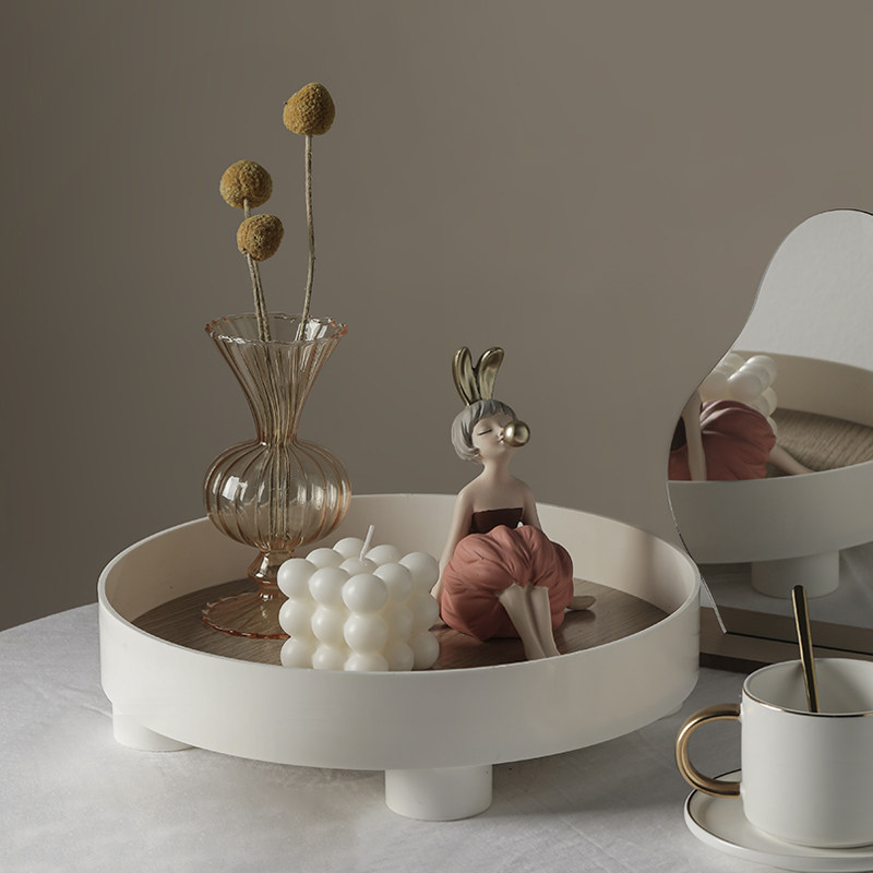 Nordic ins art minimalist collection Disc Designer Dry Flower Vases Pendulum with small crowdsourced incense Home Decorations