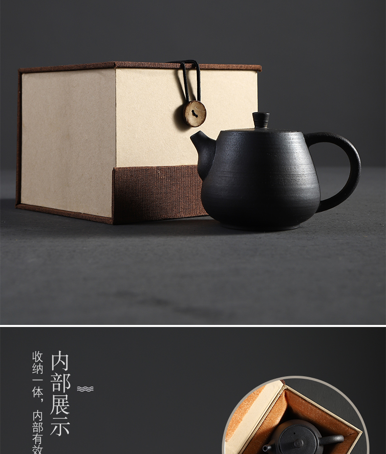 Have the single pot of thick ceramic tea set ceramic home office contracted kung fu tea set filter pot teapot tea set