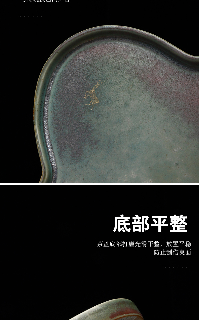 Have the ancient tea tray ceramic disk restore ancient ways small tea tray was dry mercifully tea sea Japanese visitor kung fu tea set contracted tray