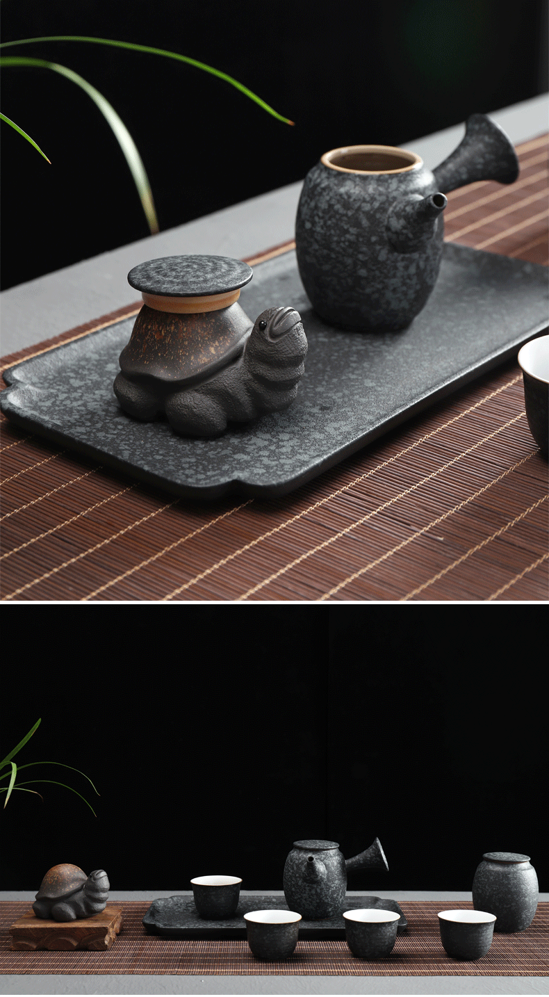 Have the purple sand tea accessories can raise general pet turtle kung fu tea tea play purple sand tea tea art creative furnishing articles