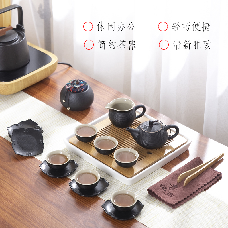 Have old kung fu tea sets tea cup home sitting room of a complete set of contracted ceramic teapot storage type dry tea tray