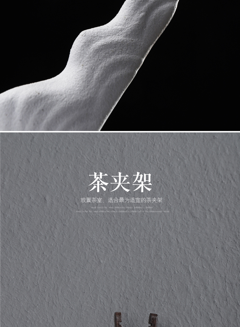 Have ancient ceramics rockery penholder brushes wuzhishan bijia tea accessories ChaGa frame tea taking creative furnishing articles