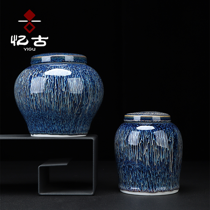 Have light thus caddy fixings ceramic seal pot store receives a large household pu - erh tea tieguanyin has the characteristic of moisture proof and POTS