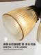 Vintage Ceiling Fan Light, American Style, Variable Frequency, for Dining Room, Bedroom, Study, Small Size Electric Fan, French Style, Mid-Century Fan Light