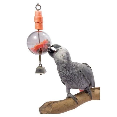 CAITEC Фора для бренда American Paradise Bird на Bell Ball Parrot Утечка Food Toy подходит для маленьких и средних попугаев