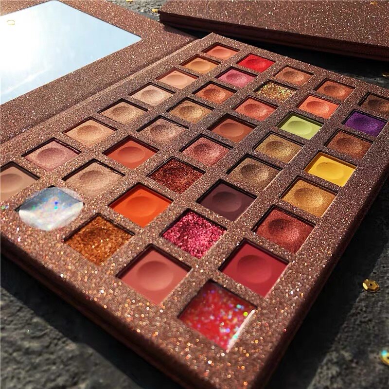 40-color eyeshadow palette ins super bright sparkling lasting no makeup cheap student 2021 new net red e