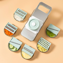 Multifunctional kitchen cut vegetable theorizer home soil bean silverware Stainless Steel Radish Rub Shaved Silk Garlic Slicer