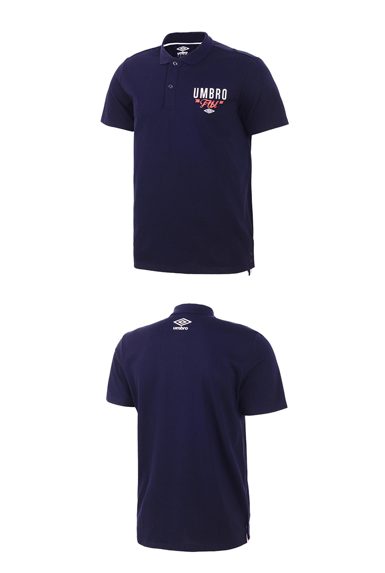 Umbro Yinbao nam 2019 xuân mới ve áo thể thao Áo thun thể thao Áo thun UI191AP2621 - Áo polo thể thao áo polo tay dài
