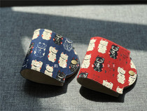  Senjima deer Japanese mask storage bag Fabric storage clip Disposable mask storage artifact convenient bag