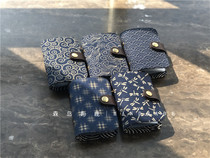  Mori Island deer Dianshui Dragonfly famous ethnic style handmade fabric storage card bag multi-card bank card cover retro