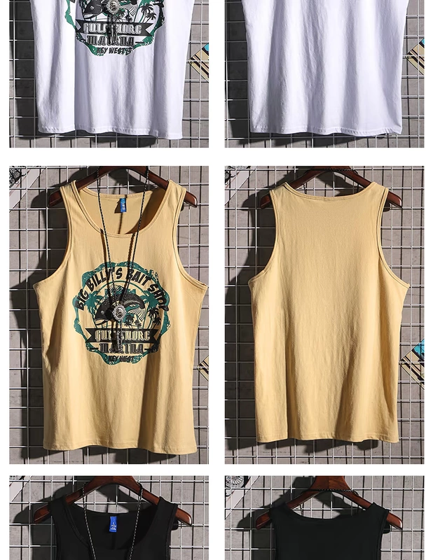Áo vest thể thao giản dị của Nhật Bản - Áo vest cotton áo vest trung niên