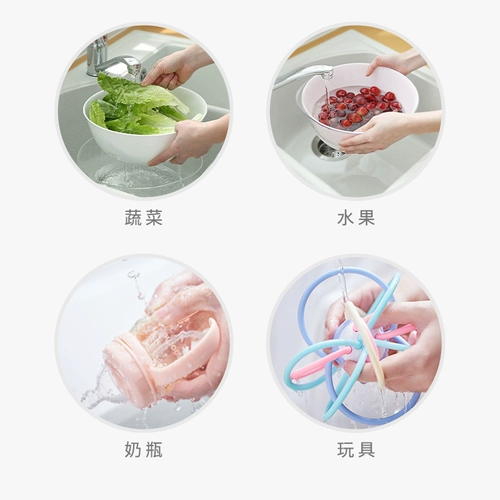 Импортная детская бутылочка для кормления для фруктов и овощей, детское моющее средство для бутылочек, сменное чистящее средство