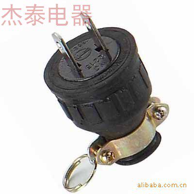 15A rubber plug, double flat wire plug, 15A US wire plug (without ground wire)
