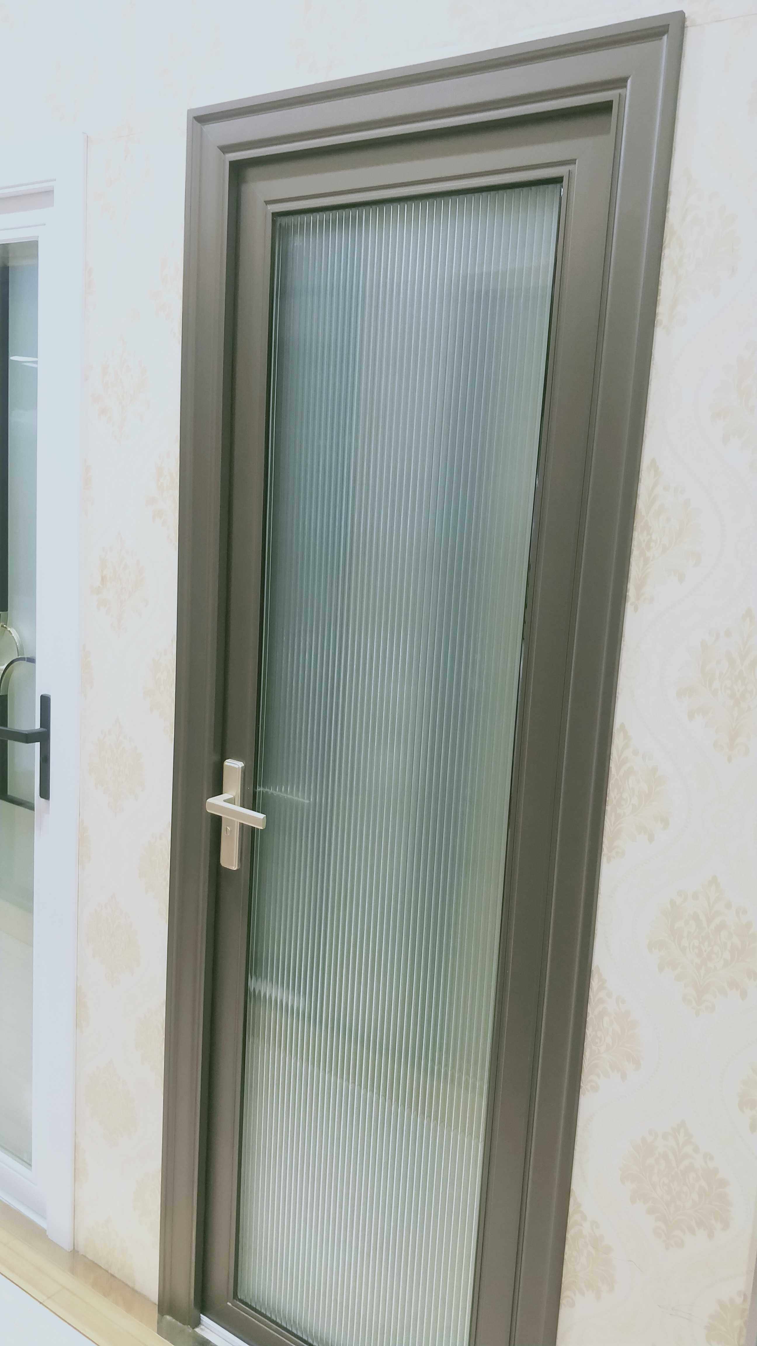 Bathroom doors, titanium and magnesium alloy, luxury model, tempered glass, custom, repair, installation, modification