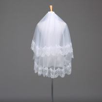 New bridal veil lace vintage New Wedding Brigade Super fairy main wedding headgear Moren series photo props