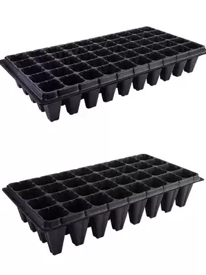 Direct sales thickened and durable plastic seedling tray seedling tray Seedling box Rice vegetable hole tray Bud seedling vegetable hole tray basin