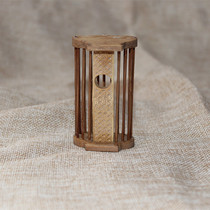 Peanut warehouse Peanut box Thrush bird cage accessories Insect box Bamboo peanut warehouse Eat peanut bugs