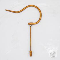 Thrush bird cage accessories Stainless steel copper barb bird cage supplies accessories Folding copper hook inverted hook cage hook