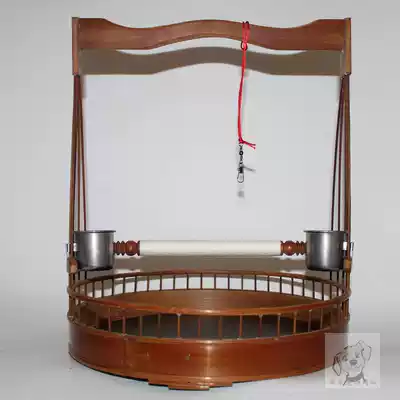 Thrush starlings brother Parrot bird stand primary color purple bamboo big European boutique polished bird cage Indigo chin wax beak bird stand bright frame