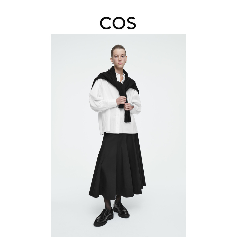 COS女士皮革复古厚底德比鞋黑色新品1233140001:👠复古时尚,走路带风,女神必备! -牛津鞋-淘宝好物网