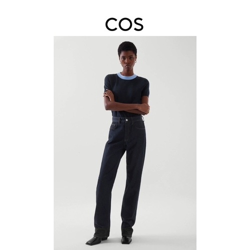 Синяя весенняя футболка с коротким рукавом для отдыха, косплей, круглый воротник