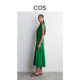COS女装 标准版型纽结连衣裙绿色新品春秋穿搭1259472001