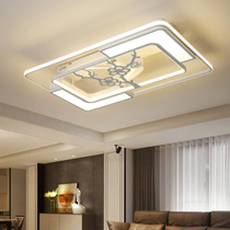 Konahong Hyundai ceiling electric fan lamp ultra-thin simple restaurant bedroom LED Nordic living room lamp rectangular round dining room lamp whole house lamp ceiling electric fan Integrated Household creative package