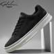 Shachi Men's Shoes Genuine Winter 2025 New Men's Canvas Shoes Soft Sole Trendy Versatile Fashion Casual Sneakers