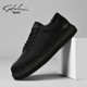 Sachi Men's Shoes Autumn 2025 New Genuine Canvas Shoes New Versatile Trendy Youth Black Casual Sneakers