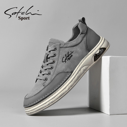 Shachi Men's Shoes Genuine Canvas 2025 New Autumn Thin Casual Sneakers Men's Low-Top Sports Flat Canvas Shoes