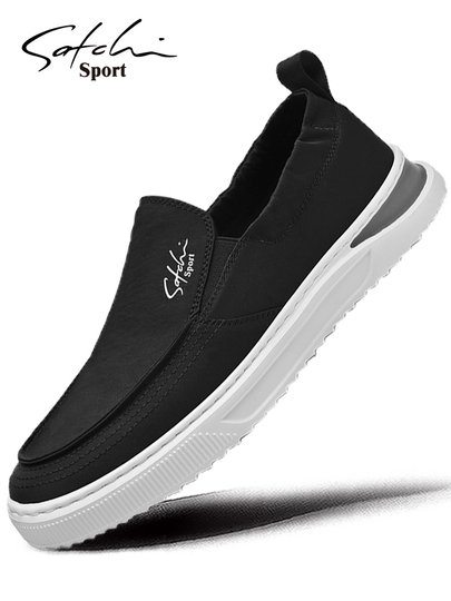 Shachi Men's Shoes Genuine Autumn 2025 New Style Cloth Shoes Men's Casual Shoes Versatile Sneakers Slip-On Shoes
