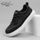 Shachi Men's Shoes 2025 Winter New Men's Fashion Casual Shoes Versatile Breathable Casual Shoes Soft Sole Simple Sneakers